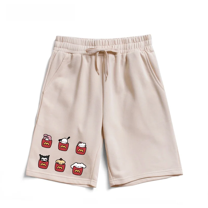 

Retro Fun ket Kit Pure Cotton orts Casual Loose Fitn Men's Summer Pants Comfortable Breathable Spor Loose Fit