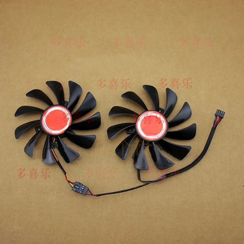 QQ      Graphics Card Dual fan for XFX RX580 RX584 RX588 RX590 CF1010U12S/FDC10U12S9-C