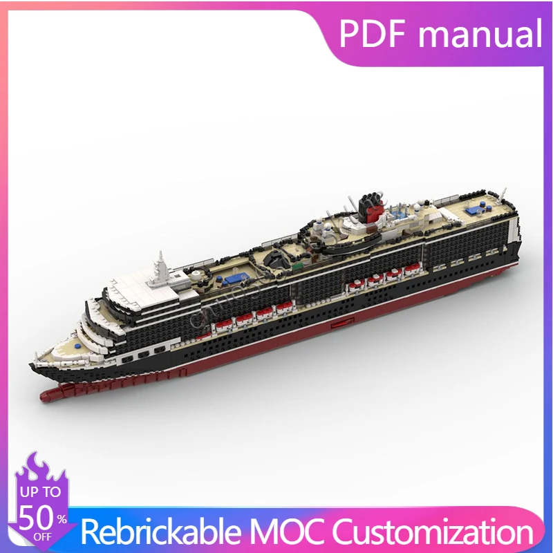 

5132 PCS Hot Selling MOC Cool Cruise Modular Model Architecture Building Block Customize Diy Education Assembly Kids Toys Gifts