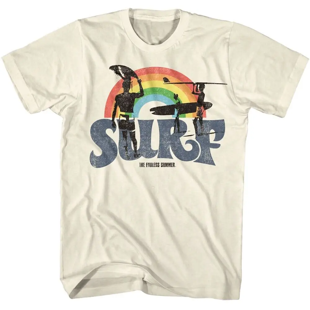 Endless Summer Surf Rainbow Men's T Shirt