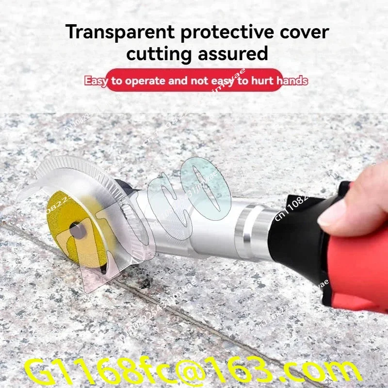 Grout Construction Tool, Electric Joint Cleaning Machine, Specialized Slotting Electric Grinder, Ceramic Tile and Floor T part