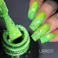 UR SUGAR 7.5ml Neon Reflective Glitter Gel Nail Polish Super Flash Sparkling Semi Permanent UV/LED Painting Gel Polish