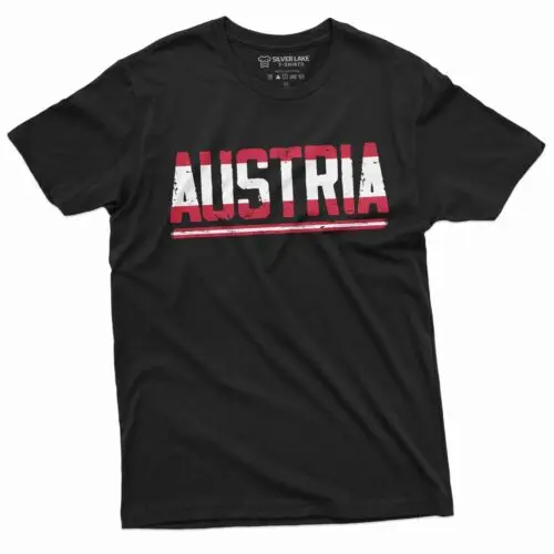 Austria T-shirt Austrian Coat of arms Patriotic Independence day Flag shirt