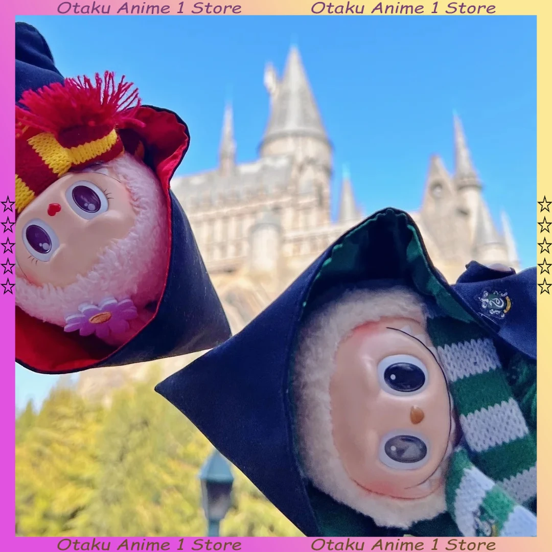 5 Teile/satz Labubu Schule der Magie Anzug Nette Magische Umhang Uniform Mini Plüsch Puppe Kleidung Outfit Mode Puppe Zubehör Geschenke