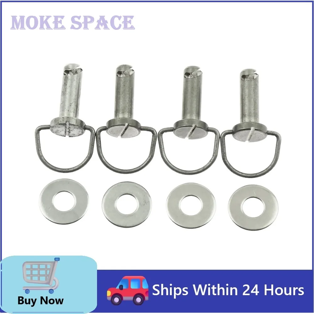 

Motorcyle 4PCS Fasteners Hard Saddlebag Mounting Pin Bolts Fits for Touring FLHX Glide Road King Limited Softai Fat Boy