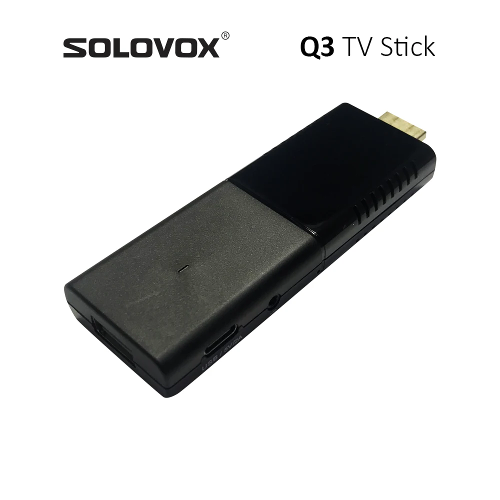 SOLOVOX-Set Top Box ، عصا تلفزيون Android 10 ، IP ليمون ، مستقبل USB ، 2G ، 16G ، H313 ، 4K ، واي فاي مزدوج ، حجم الجيب ، Dongle Live ، Q3
