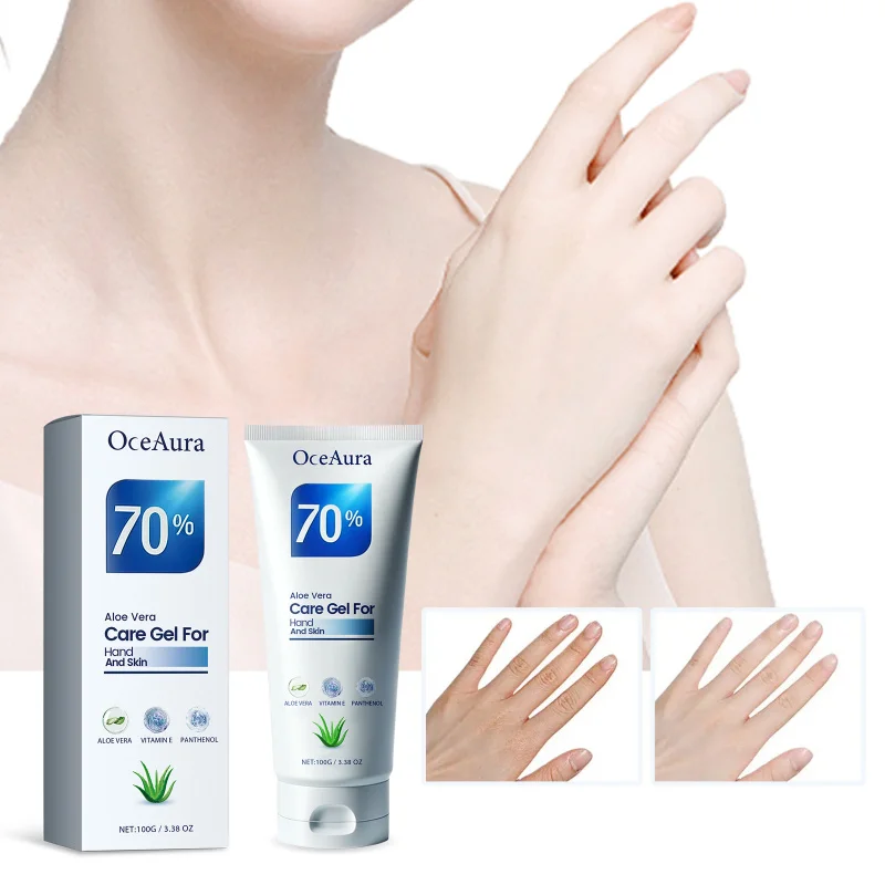 

Aloe Hand Care Gel Hydrating Moisturizing Refreshing Nourishing Anti-Chapping Repair Rough Hands Daily Cleansing & Care
