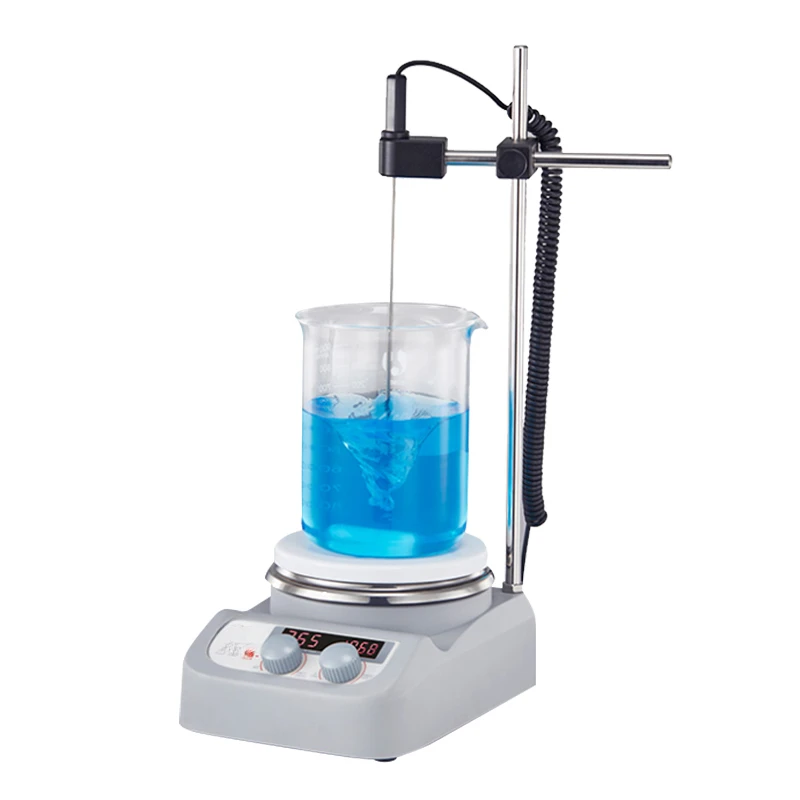 Experimental digital display heating magnetic stirrer large capacity temperature control mixer