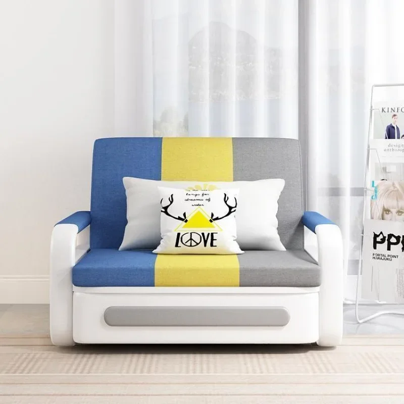 Sofa bed integrated dual-purpose foldable dual-purpose multi-functional balcony new telescopic