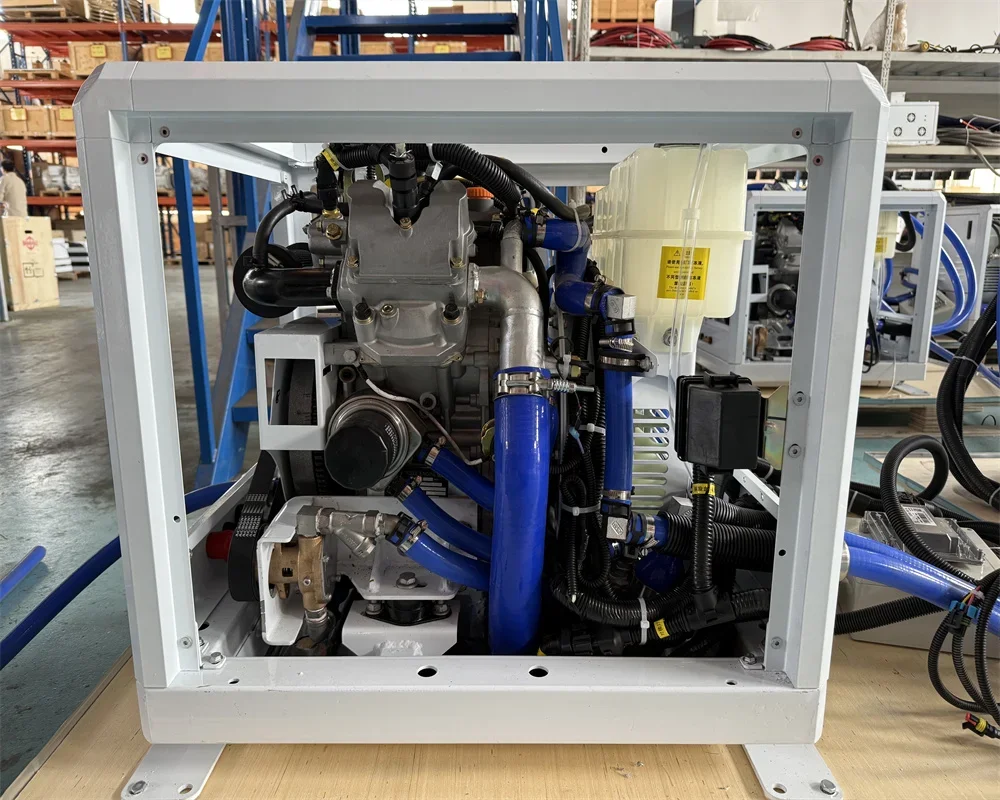 Marine Diesel Generator 8KW Seawater Cooled AC Single Three Phase Genset for Boat Yacht