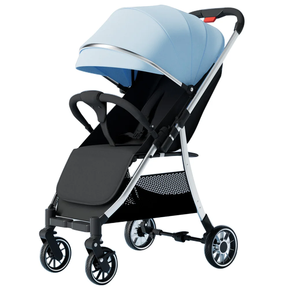 Coches Para Bebes Stroller Quadro De Ferro Dobrável para Bebês, Pushchair De Luxo, Produtos Leves Do Bebê, Carrinhos