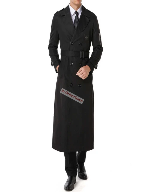 Mens ankle length coats uk shop