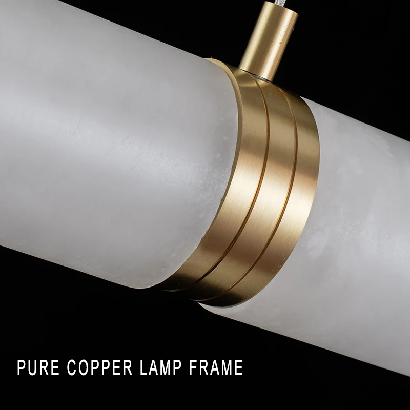 

Modern Dining Room Decoration With This Marble Long Ceiling Pendant Lights Luxury Led Stone Hanglamp Luxury Nordic Lighting