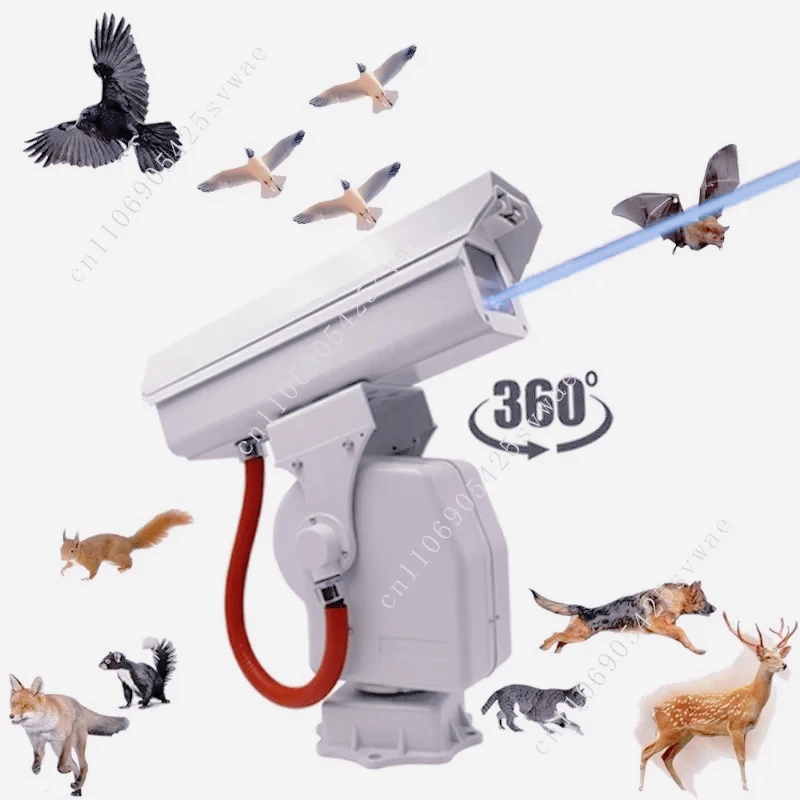 

1W Green AI Laser Bird Repellent Outdoor High Efficiency for Farmland Orchard Airport