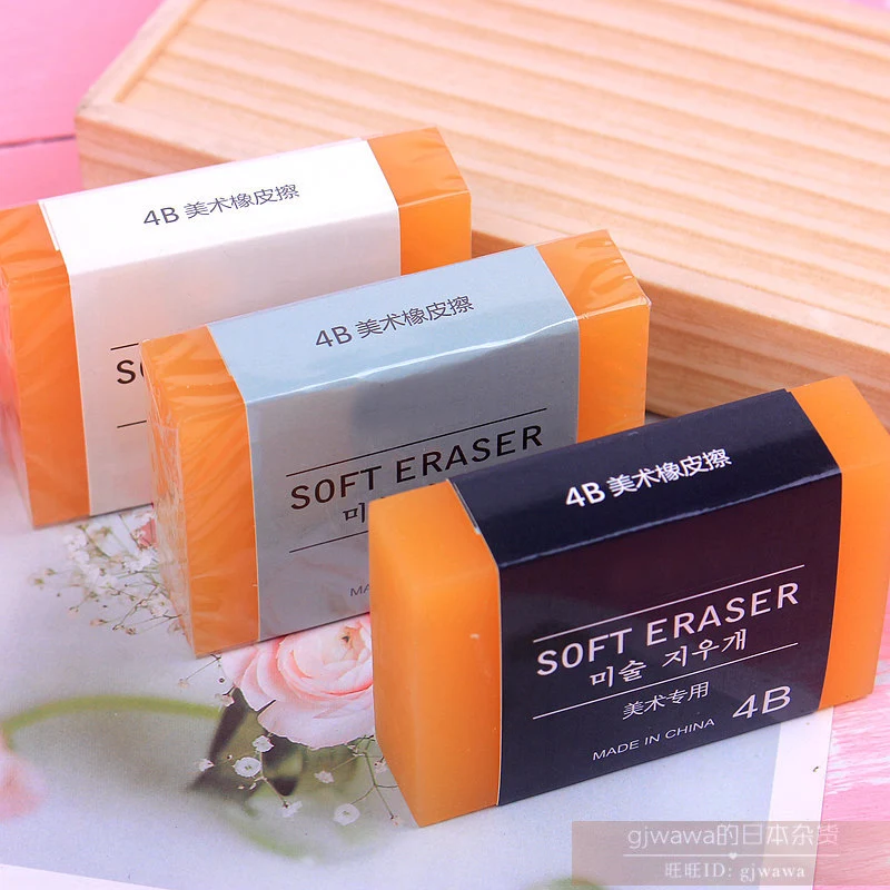 1 PC Cartoon Cute Super Huge Resin Rubber Eraser for Art Sketch School Stationery Office Supplies