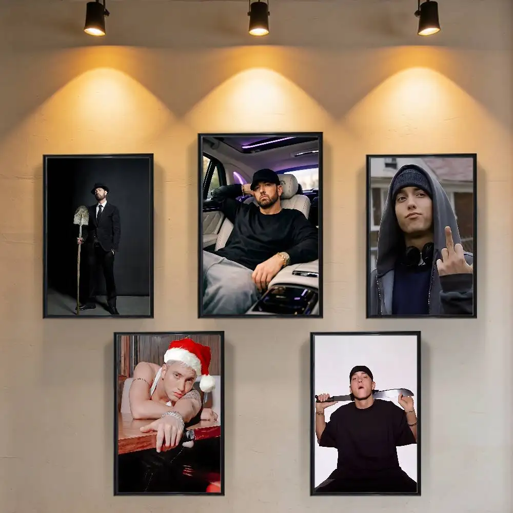 

Cool The Slim Shady LP Eminem Poster Prints Wall Art Painting Picture Gift Living Room Bar Restaurant Dec Sticker Large