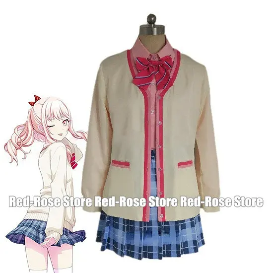 Project Sekai Colorful Stage Feat Akiyama Mizuki School Uniform Outfits Anime Customize Cosplay Costumes