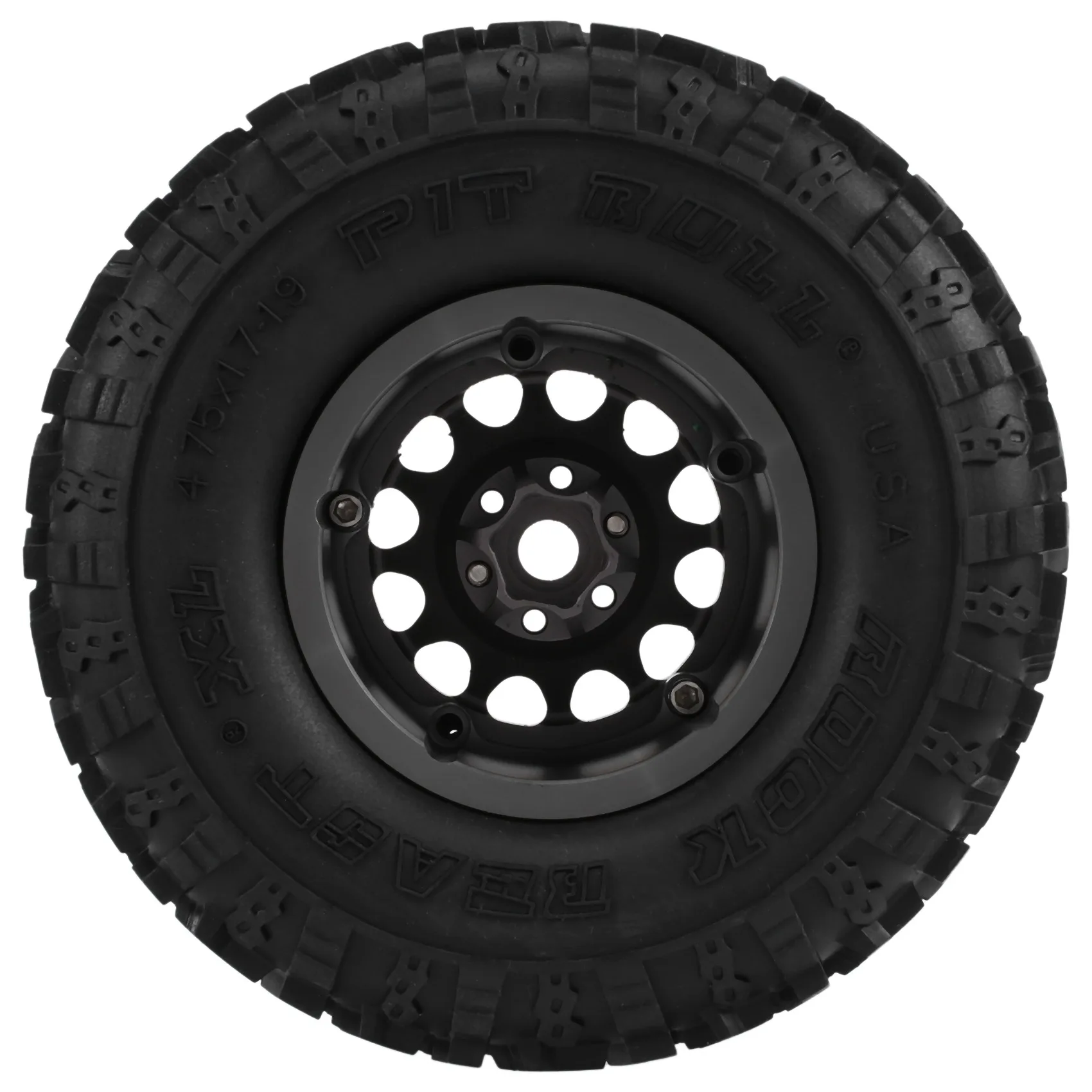 ชุดล้อแม็กซ์โลหะ YSUN-4PCS ขนาด 2.2 นิ้ว พร้อมยาง สำหรับรถบังคับวิทยุ 1/10 RC Crawler รุ่น Traxxas TRX4 TRX6 Axial SCX10 RR10