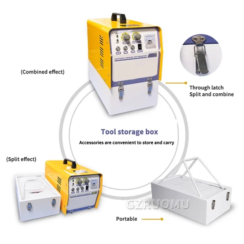 Portable Breaking Tap Screw Drill Tap High Frequency Electrical Pulse EDM Wire Taking Machine Broken Tap Screw Take-Out Machine