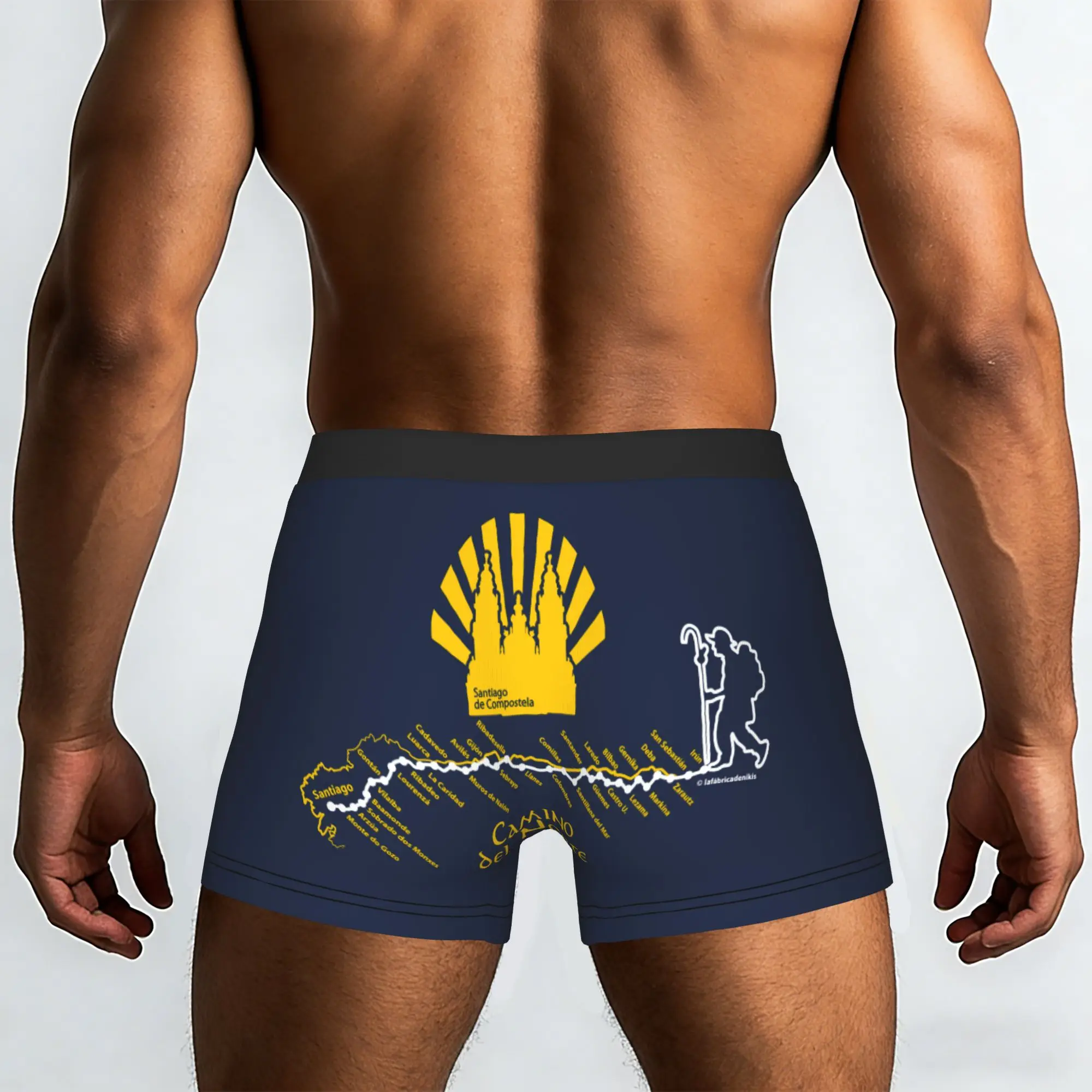 Custom North Way Underwear Men Breathable  Boxer Briefs Shorts Panties Soft Underpants For Male