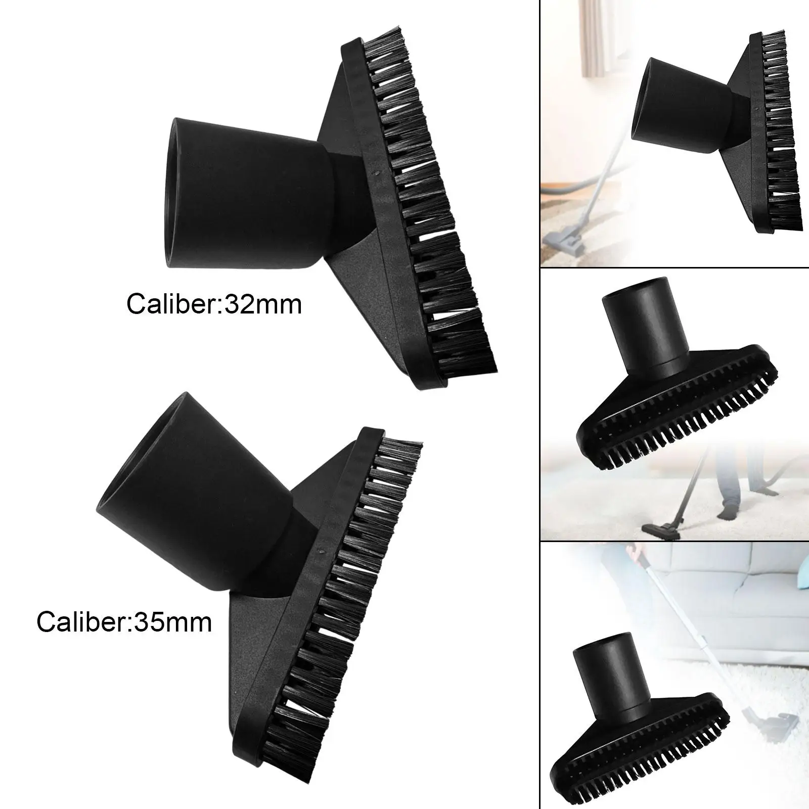 Floor Brush Attachment Cleaning Tool Vacuum Floor Brush for Household Carpet Most Vacuum Cleaners With 32mm/35mm Hole Diameter