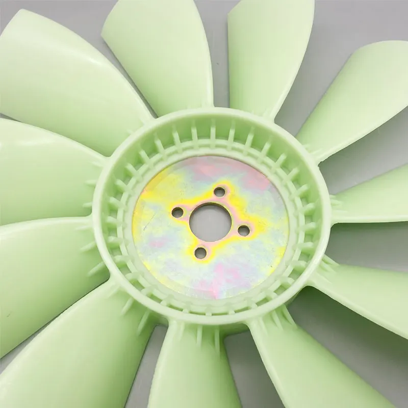 11 Blades Fan Blade For Kubota 3800 Excavator Engine Fan Blade Cooling Fan Excavator Parts High Quality
