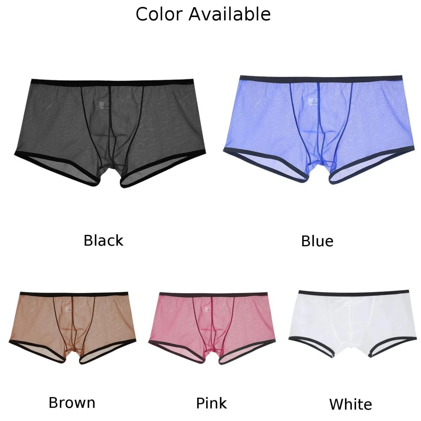 Lingerie Jeans Underwears Briefs, Undies Men Underwear Comfortable Mesh Low Rise Brief Shorts Underwear for Men