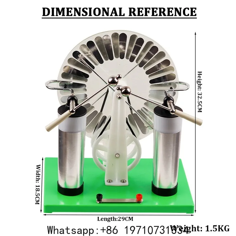 Static Machine Physics Electrostatic Generator Electricity Tesla experimental equipment J23008