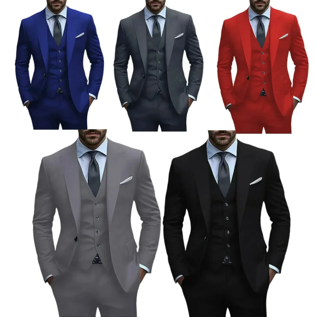 

Solid Color Formal Business Suits ,Teal Green Suit for Men,Elegant Man Suit,One Button,Banquet,stage Costume,Business