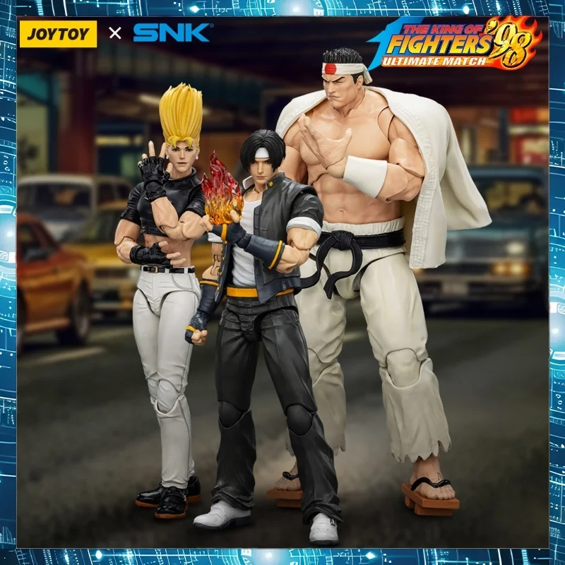 

Joytoy Dark Source King Of Fighters 98 Protagonist Team Kusanagi Kyoto Daimon Goro Erjietang Red Maru Model Play Action Figure
