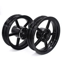 12inch Front 2.50-12 and Rear 3.00-12 4 fitting hole Rims Refitting for Dirt bike Pit Bike Vacuum Wheel