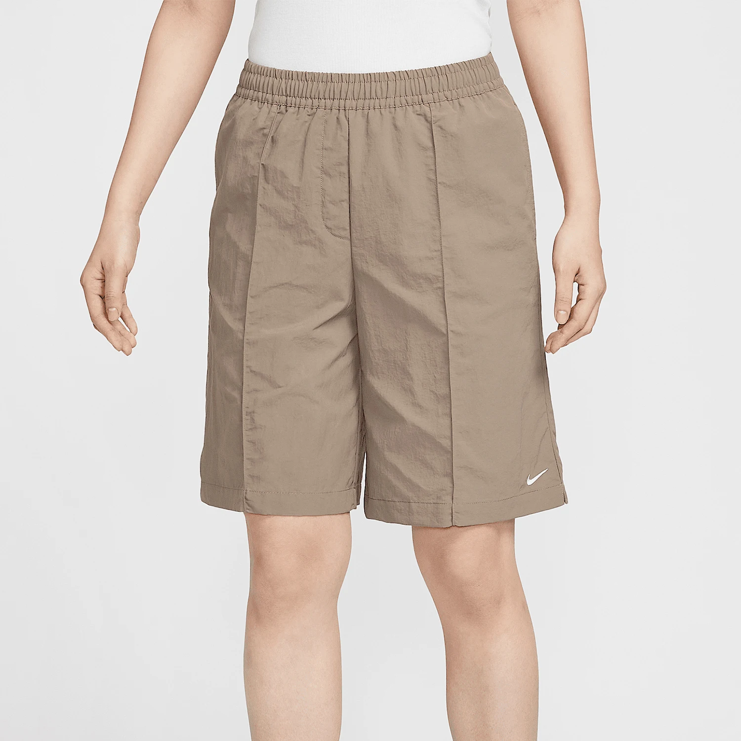 

Оригинальные летние женские дышащие тканые шорты Nike 2025 HJ1398-214