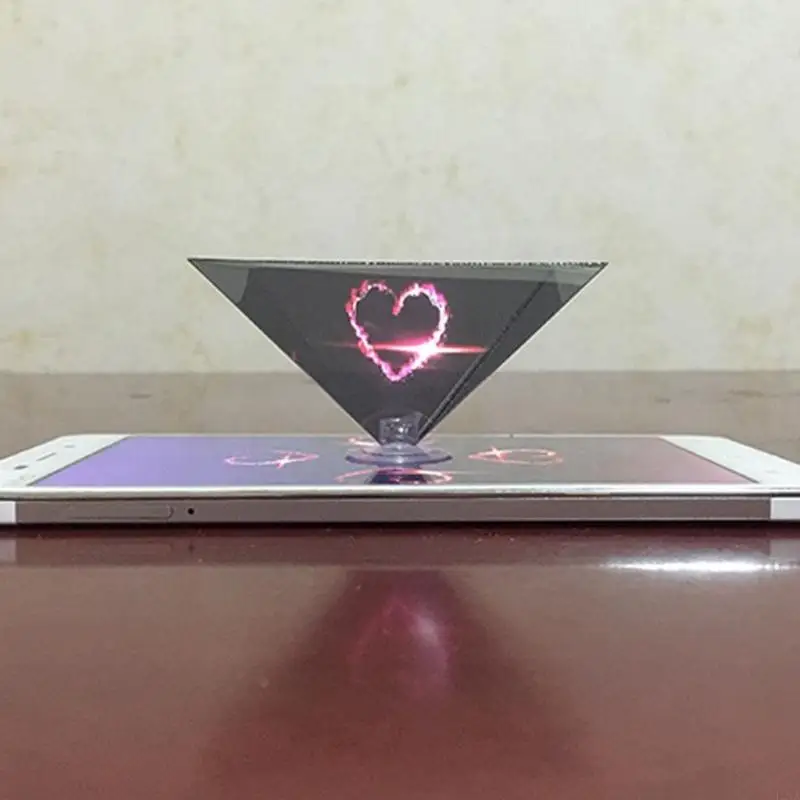 2025 New 3D Display Stands Projector Mobile Smartphone Hologram Universal