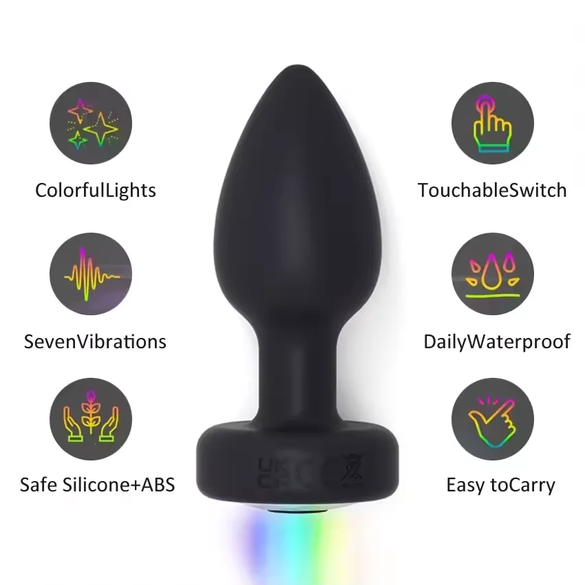 التحكم عن بعد الشرج هزاز الذكور اللاسلكية بعقب المكونات مثلي الجنس جهاز تدليك للبروستاتا الإناث LED المهبل محفز الكبار الجنس لعب للرجال
