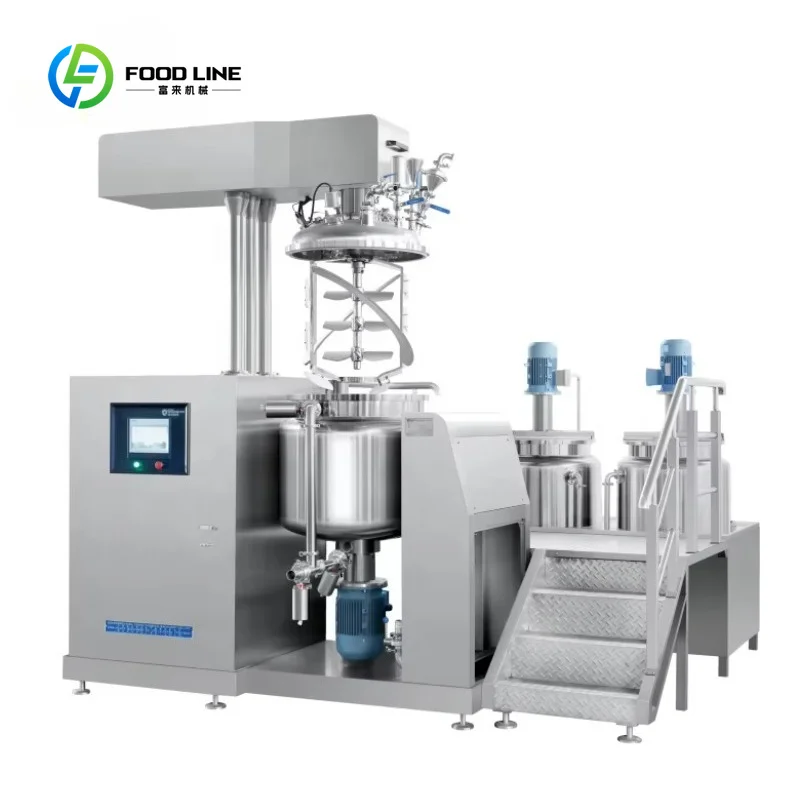 Customized High Productivity High Efficiency Vacuum Emulsifier Homogenizer Mixing Machine Mixer