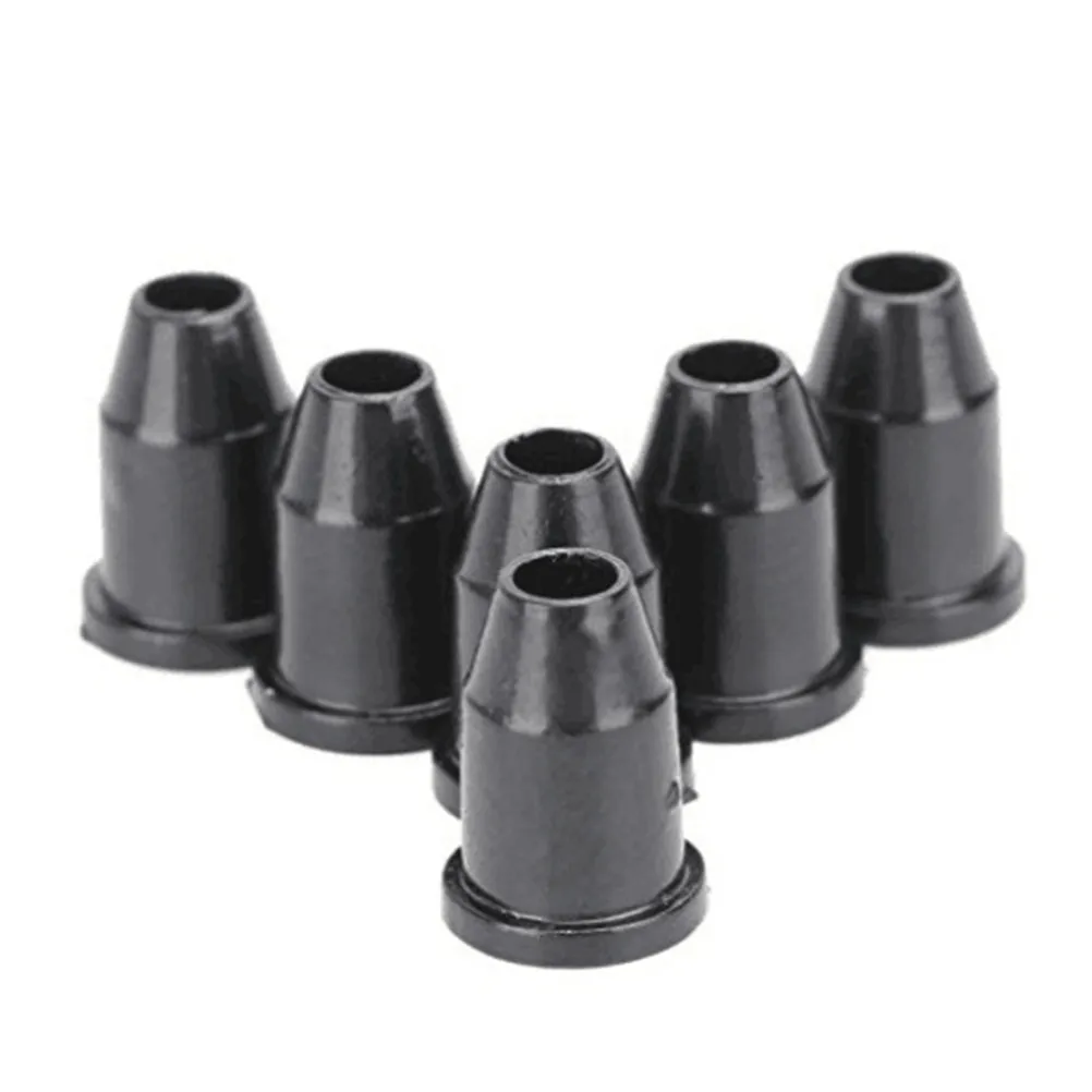30Pcs Guitar String Caps Silver Through Body Ferrules Mounting Buckle Perfect for Guitar String Through