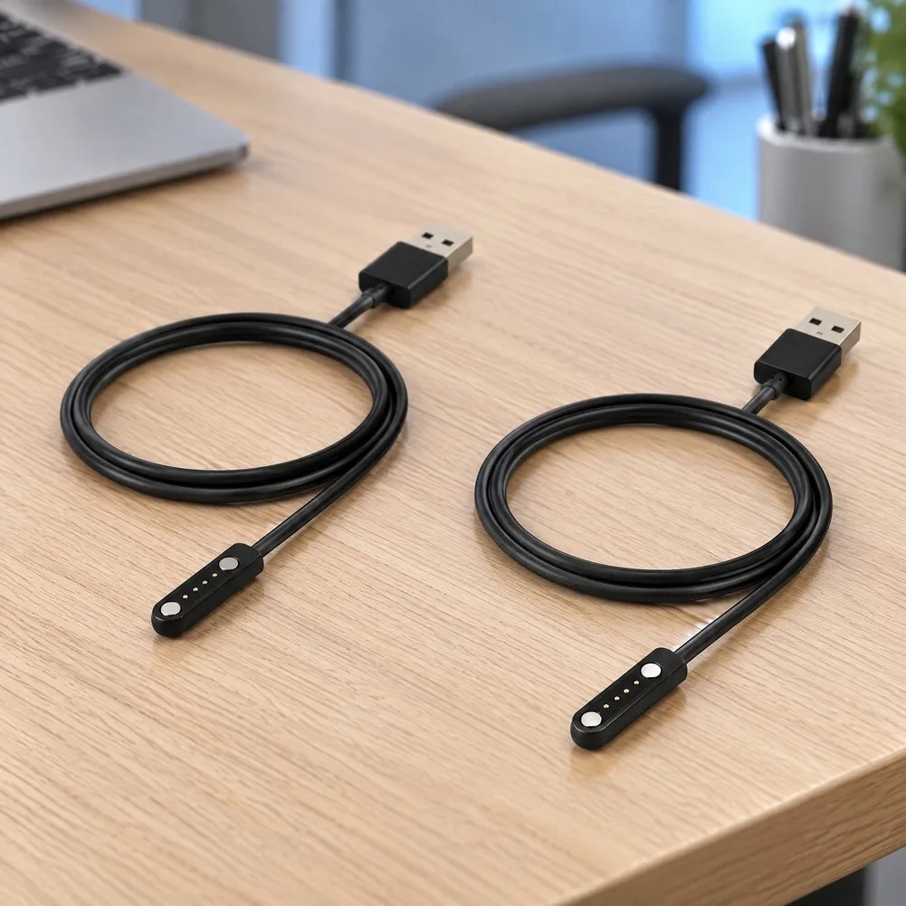2pcs Magnetic Charging Cable For XTEINK X3,for X4Pro E-Book Reader Fast Charging Cable For AI Recording Pen Replace Accessories