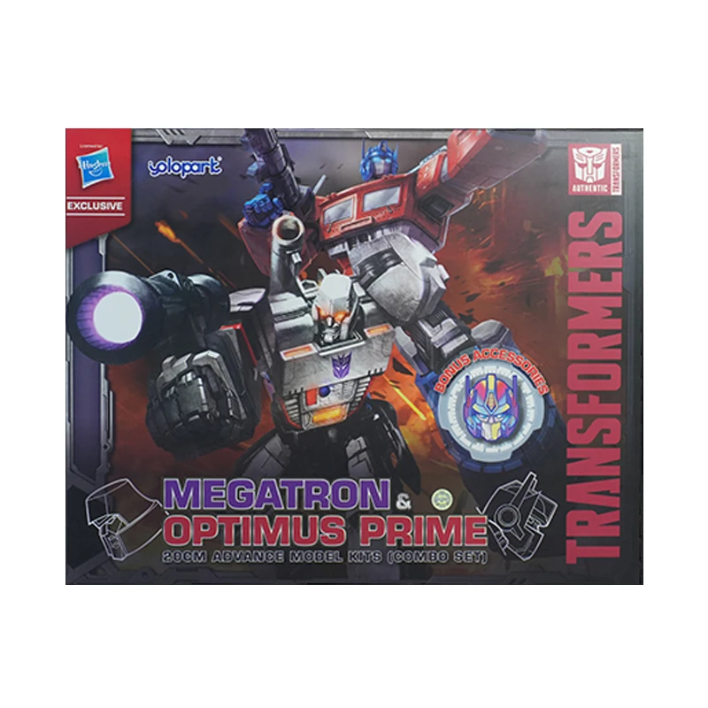 

Hasbro Transformers Pre-assembled Action Figure Megatron & Optimus Prime Combination Set New Action Figures