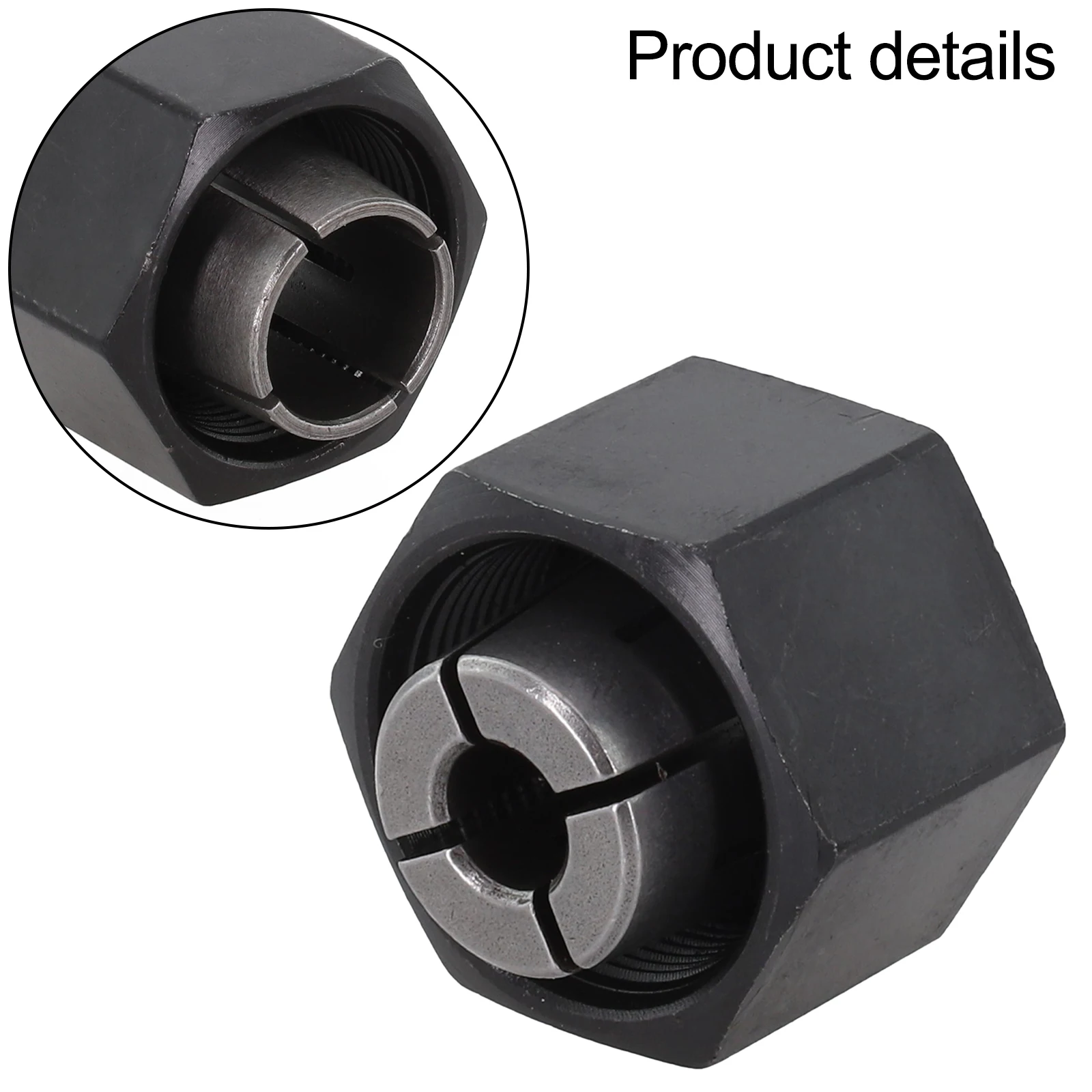 6 35mm and 12mm Router Collet Replacement Parts for DW621 DW616 DW618 Compatible with For 2610906283 2610906284