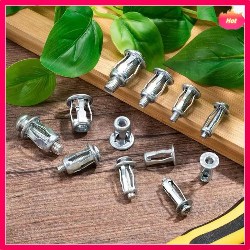 40 Stuks M 4 M5 M6 M8 Jack Noten, Koolstofstaal Expansie Schroef Moer Bevestigingsmiddelen Voor Het Beveiligen Van Plaat Frame container Tag