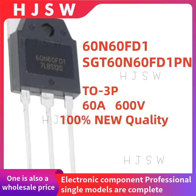 5/10/20 قطعة 100% العلامة التجارية الجديدة والجودة 60N60FD1 SGT60N60FD1PN 60N60 SGT60N60FD1 SGT TO-3P 60A 600V IGBT أنبوب لآلة لحام