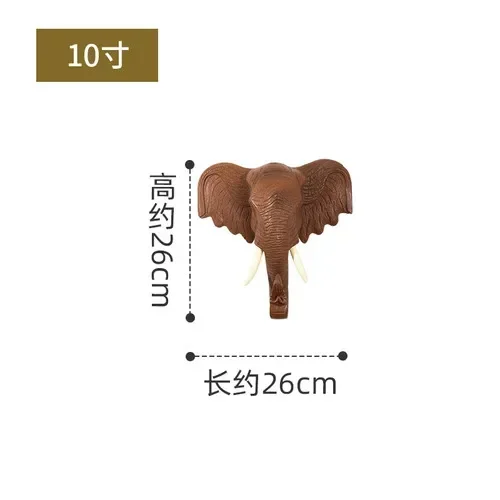 ديكور جدار رأس الفيل لمطعم جنوب شرق آسيا إبداعي معلق على الحائط لغرفة المعيشة والشرفة وخلفية التلفزيون وديكور الحائط p