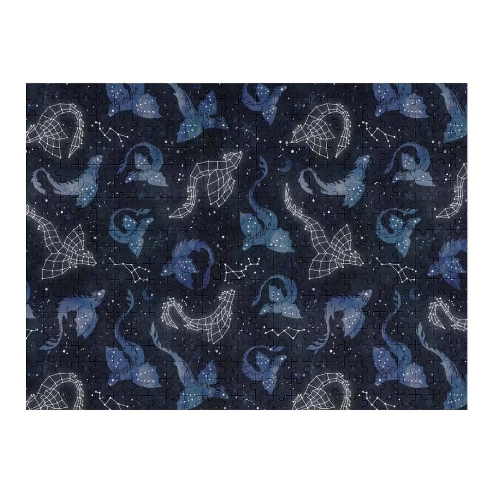 

Dragon star constellations Jigsaw Puzzle Personalized Name Anime Puzzle