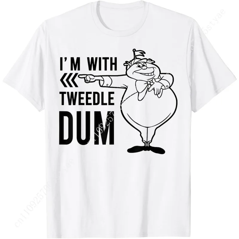 

Disney Alice in Wonderland I'm with Tweedledum T-Shirt Small