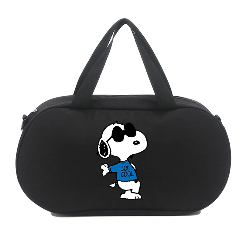 Snoopys Carry on Travel Bag Large Capacity Cartoon Dog Fitness Sports Yoga Bags Anime Duffel Handbag Clothes Storage Gifts