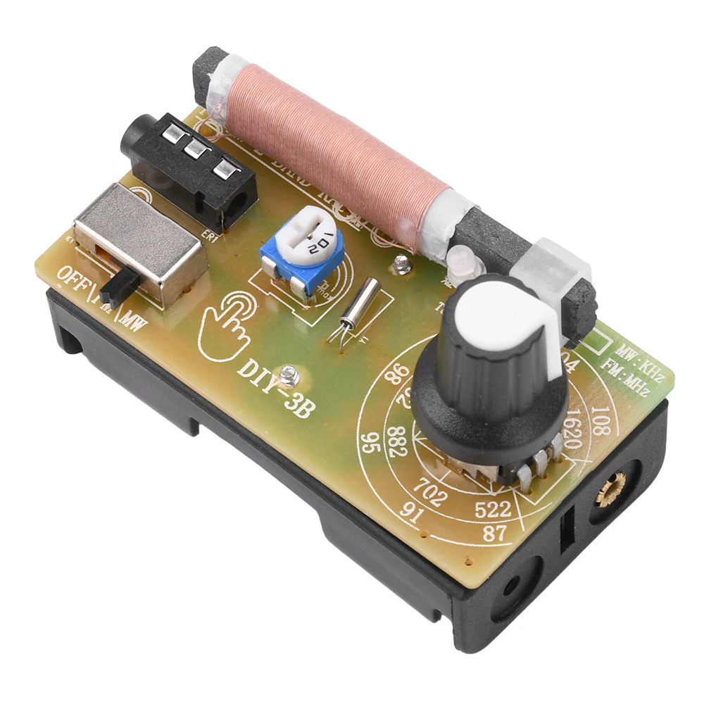 87-108MHz AM/FM Medium Wave FM 2 Band Stereo Digital Tuning Headphone Radio Kit DIY Production Teaching Parts