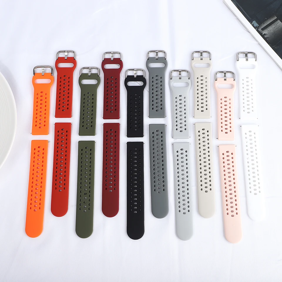 2 Correas De Repuesto Para Amazfit Active 2 – Silicona Suave, Ajustable Y En Varios Colores, Ideal Para Deporte Y Diario