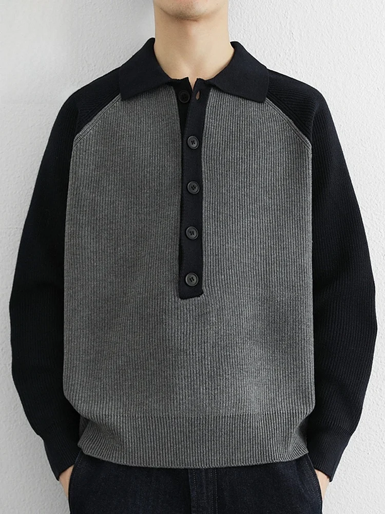 Collared Sweater Me… - image