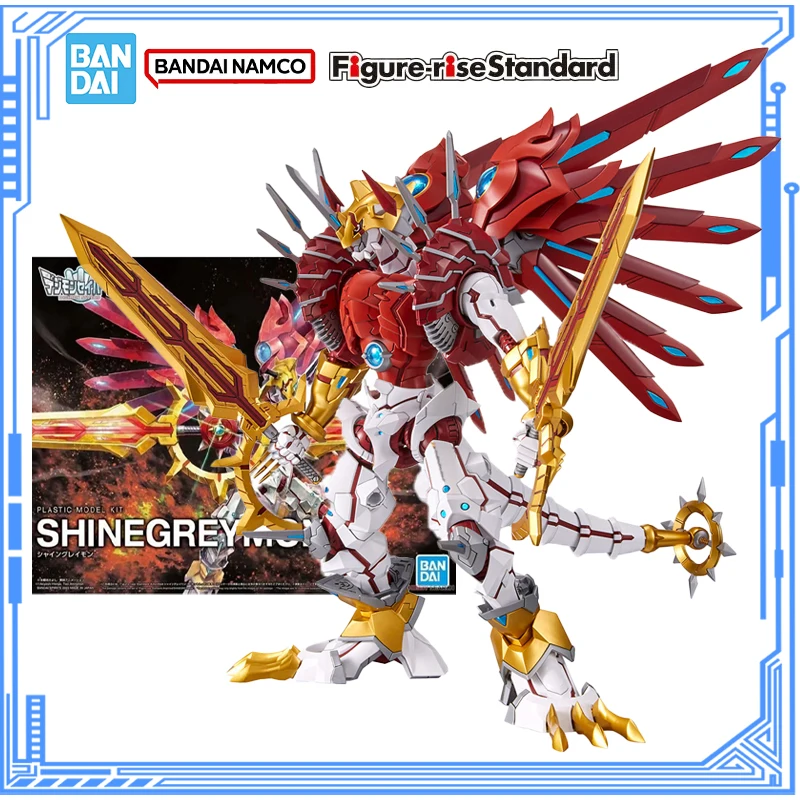 

Bandai Genuine Digimon Model Kit Anime Figures Figure-rise Standard Shine Greymon Action Figure Collection Model Boys Toys Gifts