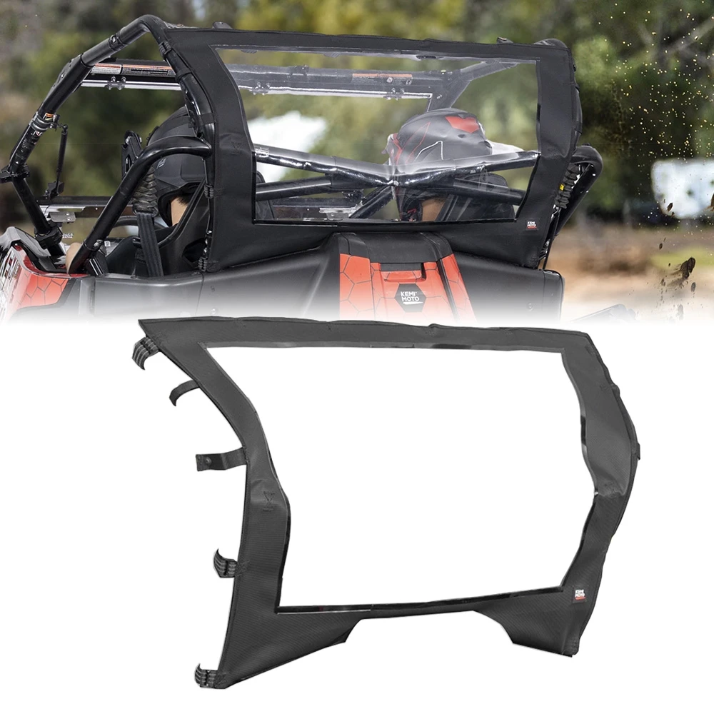 

UTV Waterproof PVC Window Soft Rear Windshield For CF-MOTO ZFORCE 950 SPORT, HO SPORT, H.O. EX/1000 SPORT 2020-2024